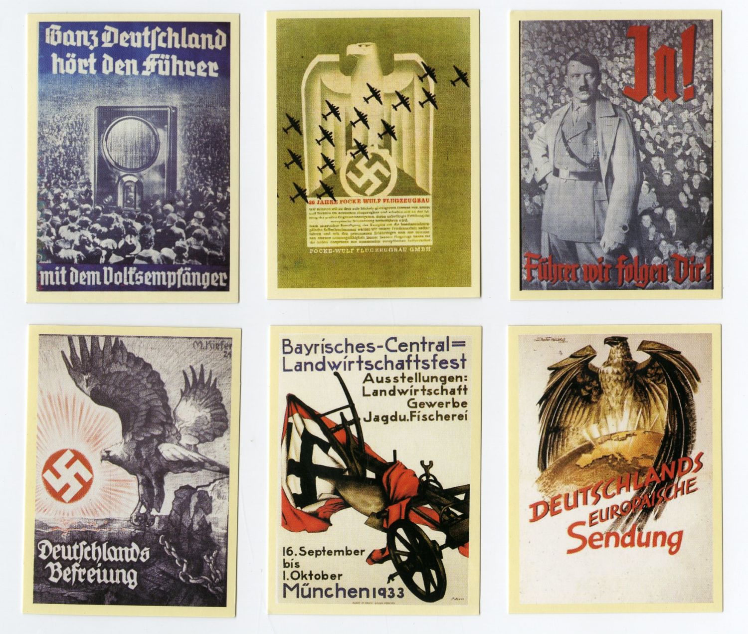 A collection of Nazi propaganda stickers - Germany - DYNASTY AUCTIONS