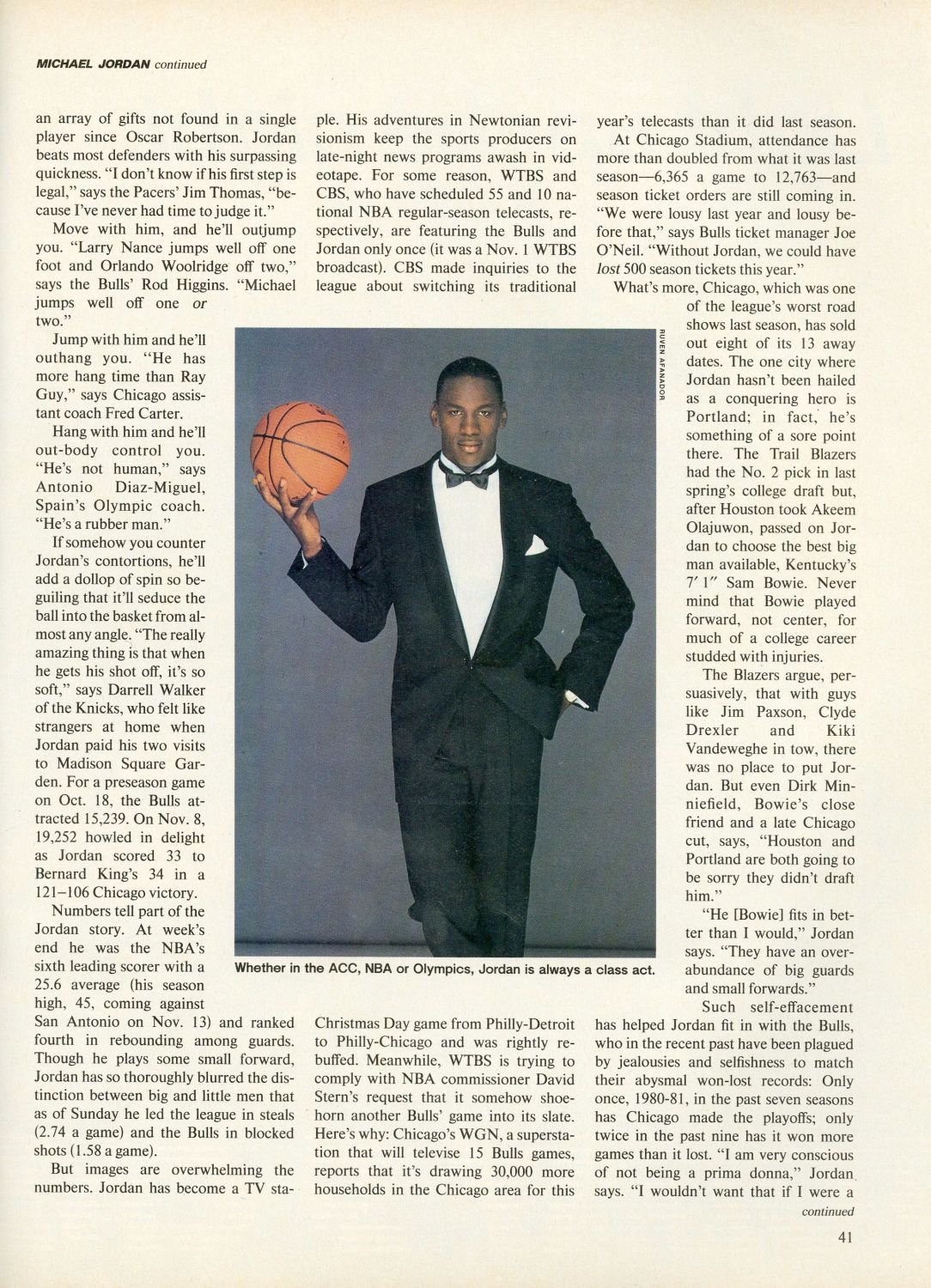 1984 sports illustrated michael jordan